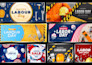 design fathers day social media posts banners and ads